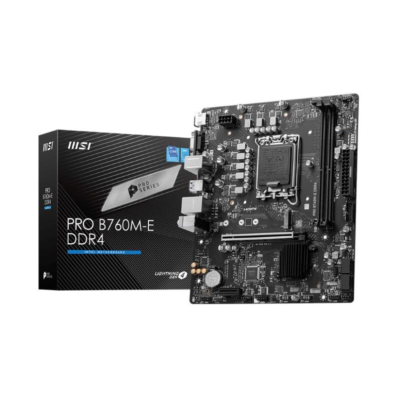 [BEMSI PRO B760M-E] مذربورد MSI PRO B760M-E DDR4