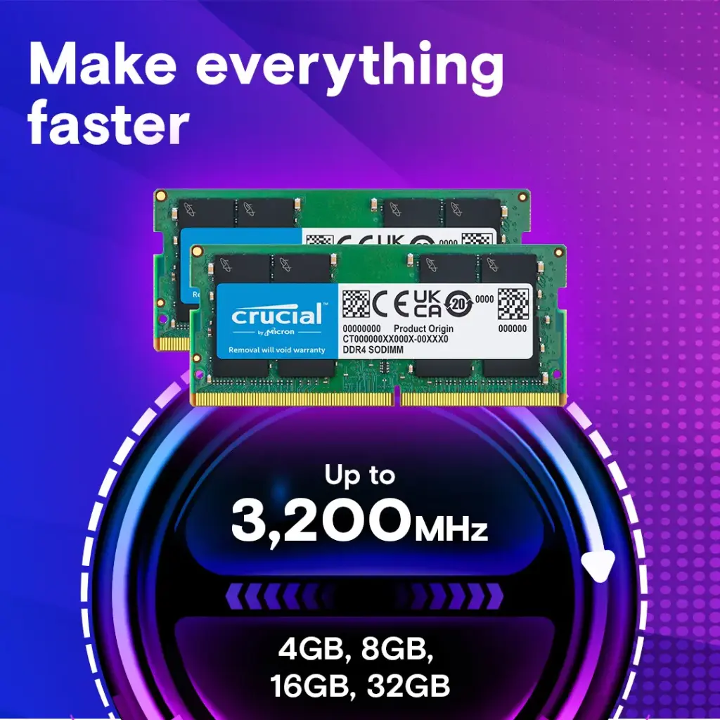 CURCIAL RAM 8GB 3200 LAPTOP