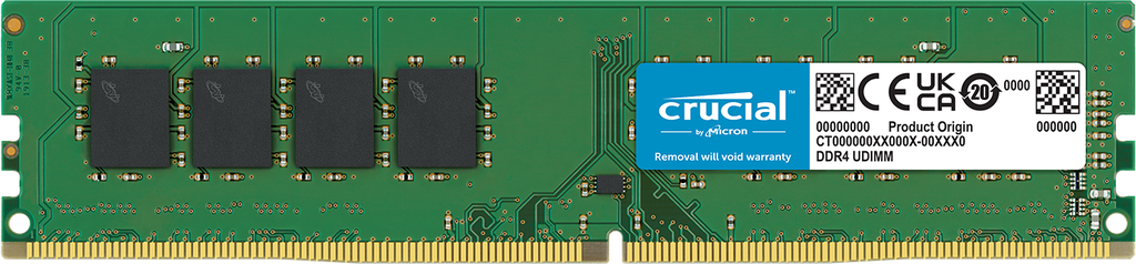 Crucial 8GB DDR4-3200 UDIMM Desktop Memory
