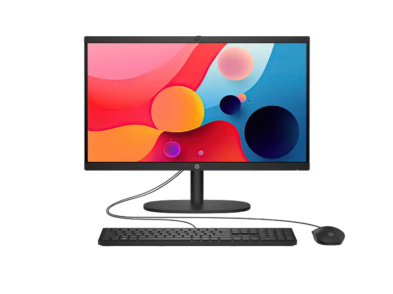 [22-dg0013NH] جهاز AIO من HP i3-N300 رام 8 جيجا 512 SSD شاشة 21.5" - أسود