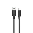 Green Lion USB-A to Lightning PVC Cable 1M 2.4A - Black