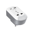 Porodo PD20W QC 3.0 1A + 2 Type C Socket Tower 3M - Black