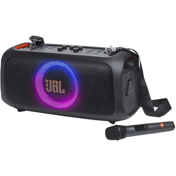[JBLONTHEGO] JBL PARTYBOX ON THE GO ESSENTIAL DUAL MIC BLACK