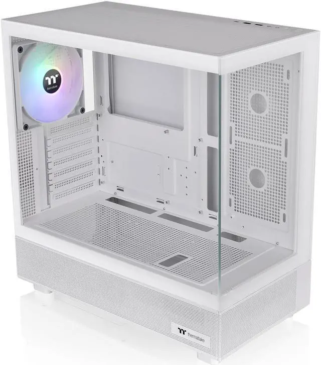 Thermaltake View 270 TG ARGB E-ATX Mid Tower Case with Tempered Glass - Snow White