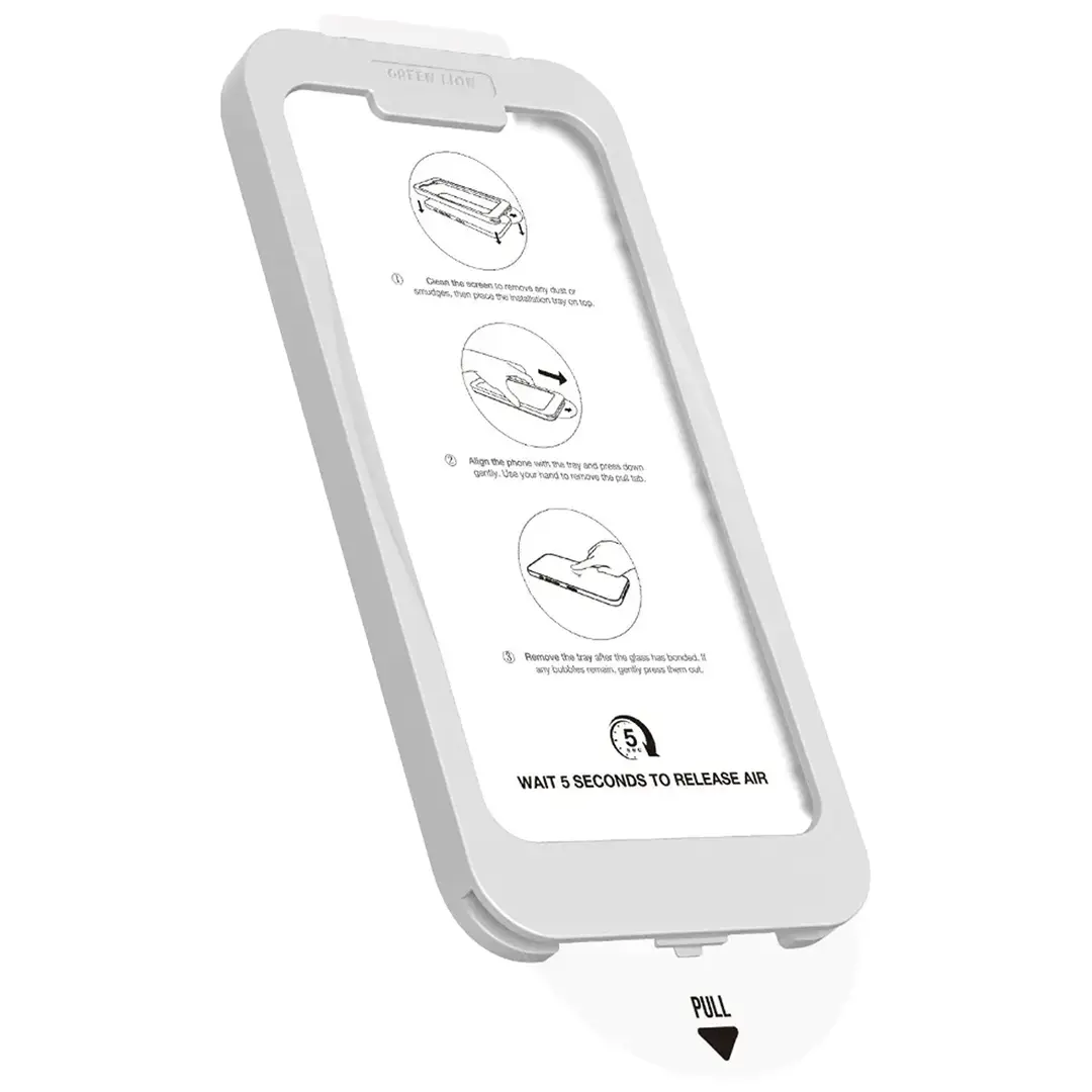 Green Lion Picasso 3D Glass Screen Protector for iP 17 Pro - Clear