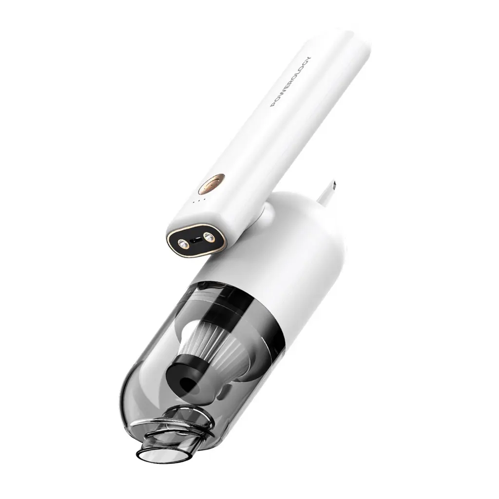Powerology 4-in-1 180° Foldable Car Vacuum Cleaner - White