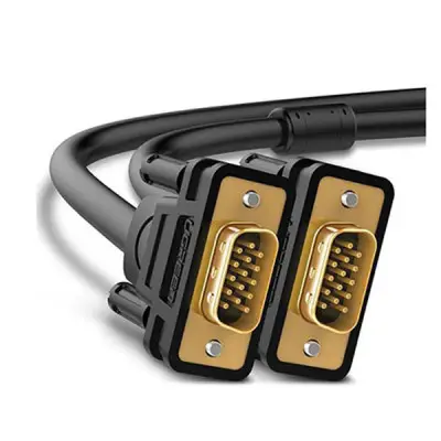 [11634] كابل UGREEN VGA من ذكر إلى ذكر 15 متر - أسود