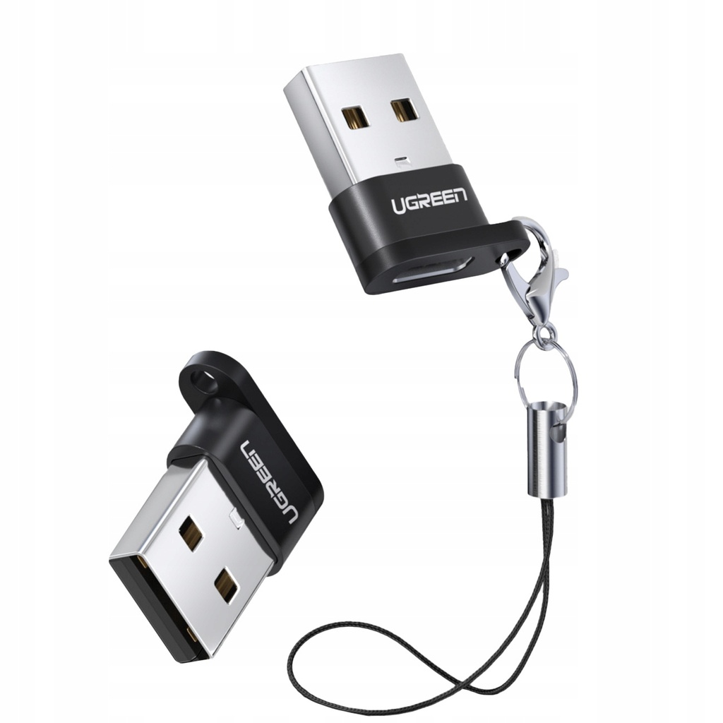 [50568] محول Ugreen USB A ذكر إلى USB-C أنثى - أسود
