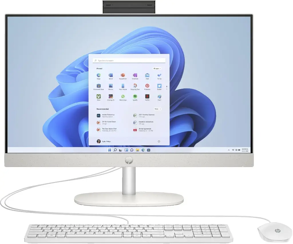 HP All-in-One 24-cr00321 - Intel Core i5-1334U, 8GB, 512GB SSD, 23.8" White