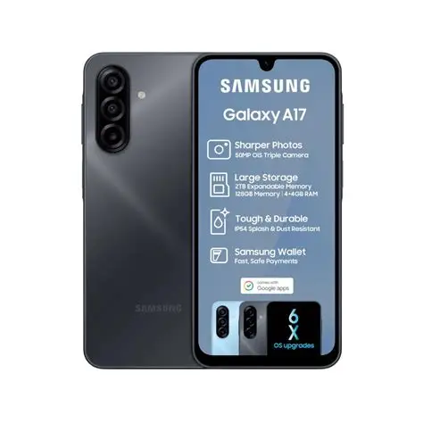 سامسونج جالاكسي A17 6/128GB - أسود