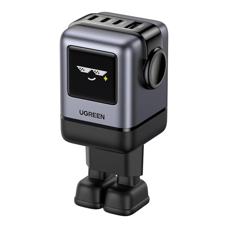 UGREEN 45515B USB-A+3*USB-C 100W Robot GaNTech Fast Charger