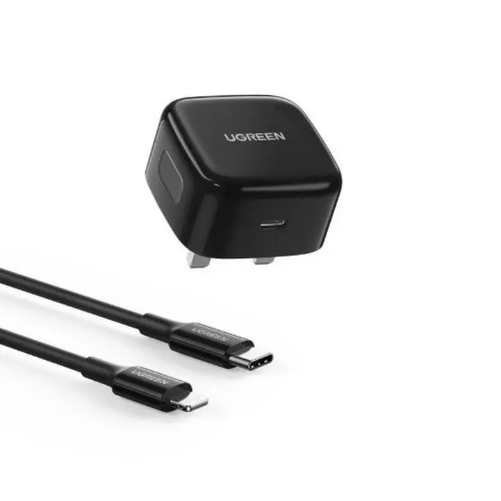 [DIS100025883EBA] UGREEN 50339 PD20W Fast Charger Black UK