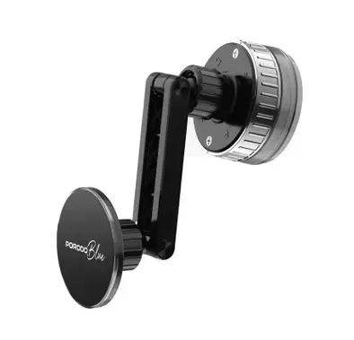Porodo Blue 360°  Rotatable Extendable Vacuum Magsafe  Suction Mount - Black