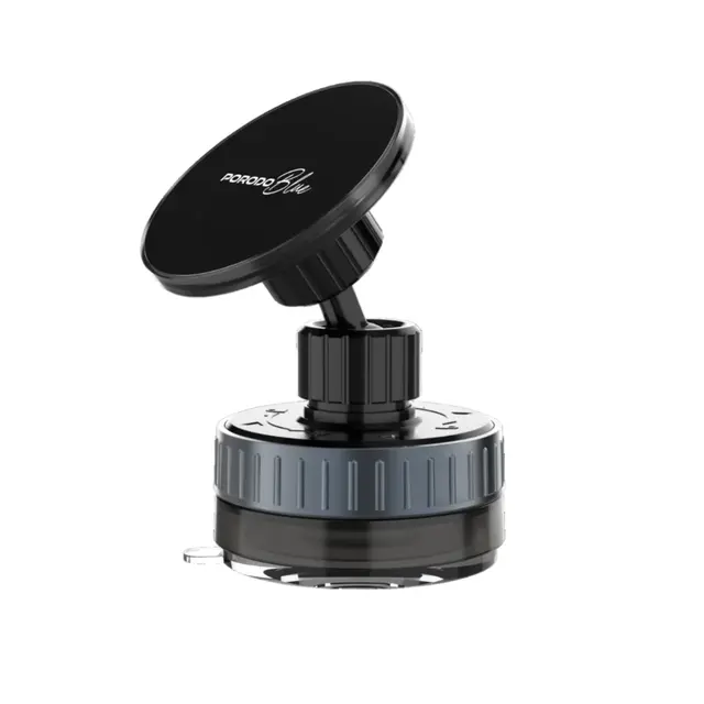 [PBHSM32BK] Porodo Blue 360°  Rotatable Adjustable Vacuum Magsafe  Suction Holder - Black