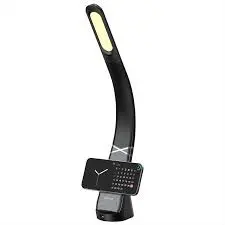 Green Lion MAG LED  Gooseneck Desk Lamp with Wireless  Charger - Black