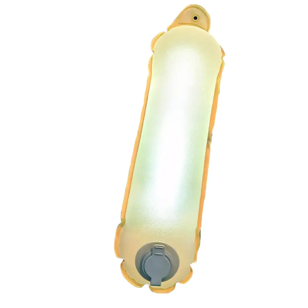[PD-LFST136-WH] Porodo Lifestyle Outdoor Inflatable IP66 120LM memory Mode LED Light Tube 2000mAh with Air Pump - White