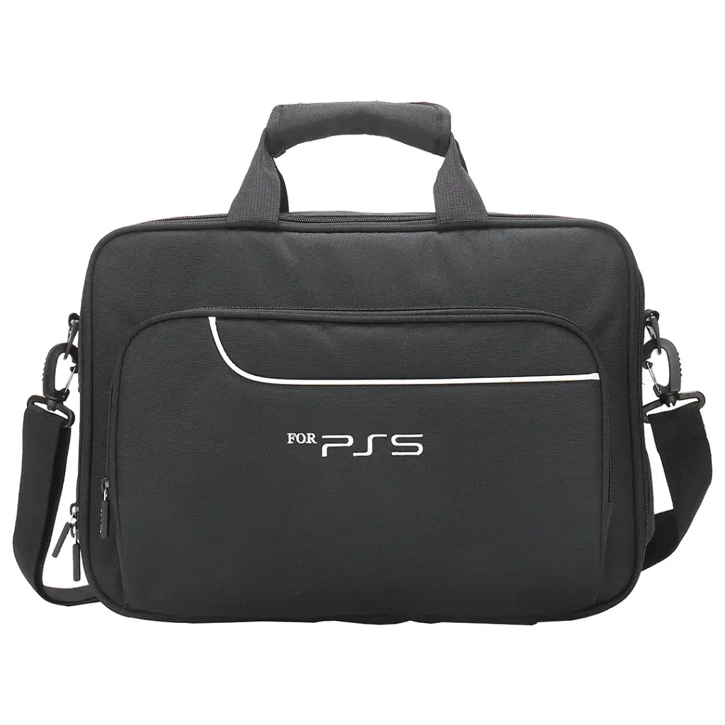 PORODO PS5 POLYSTER  HANDBAG -BLACK