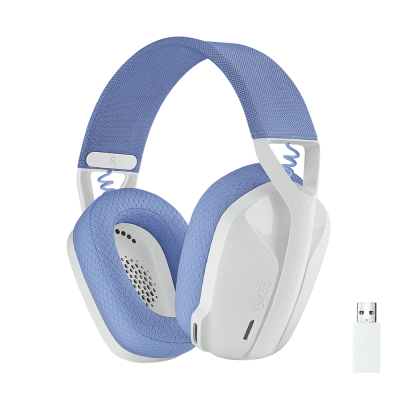[G435] سماعة الألعاب Logitech G435 LIGHTSPEED اللاسلكية - أبيض