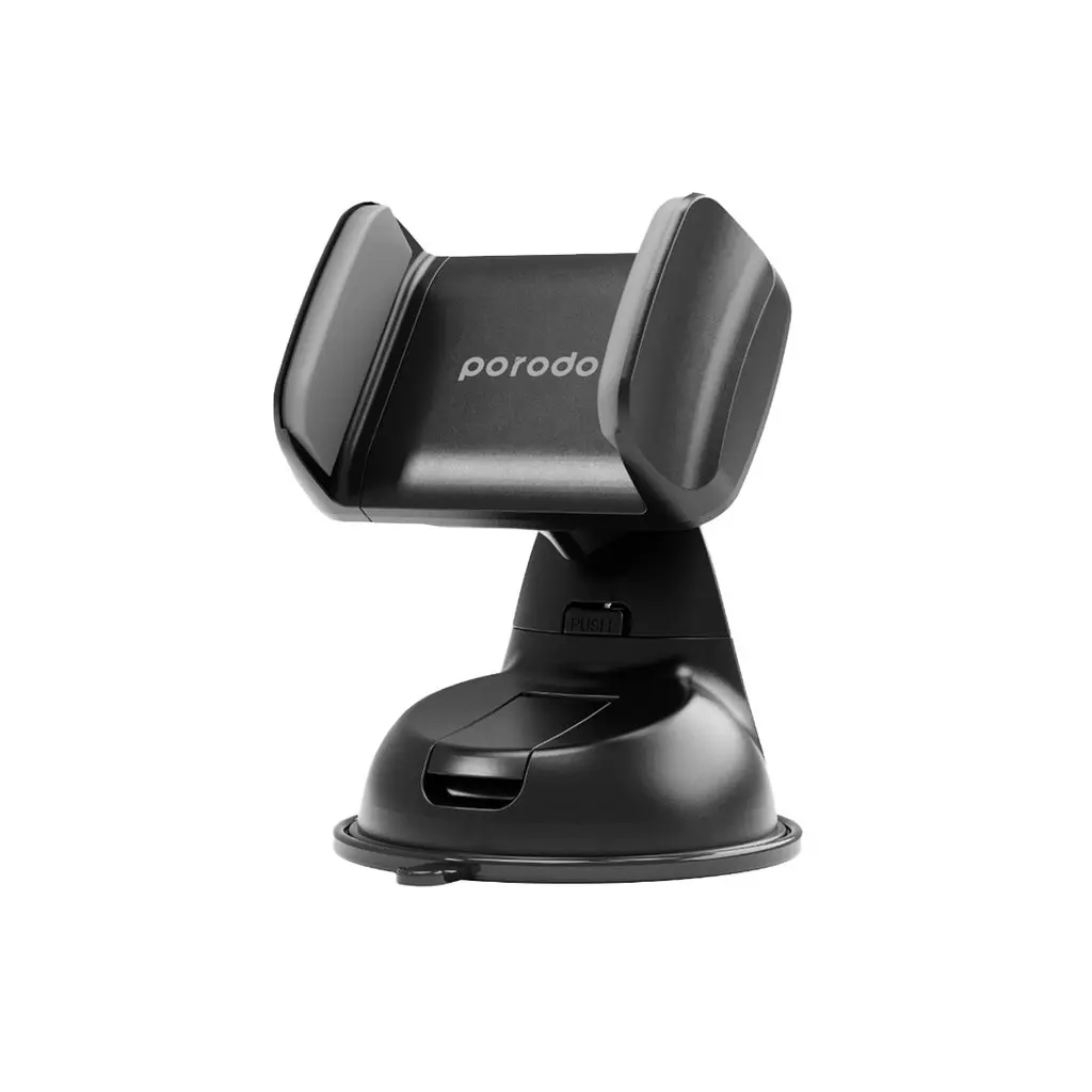 Porodo Multisurface Universal Car Mount with Silicone Sucker - Black