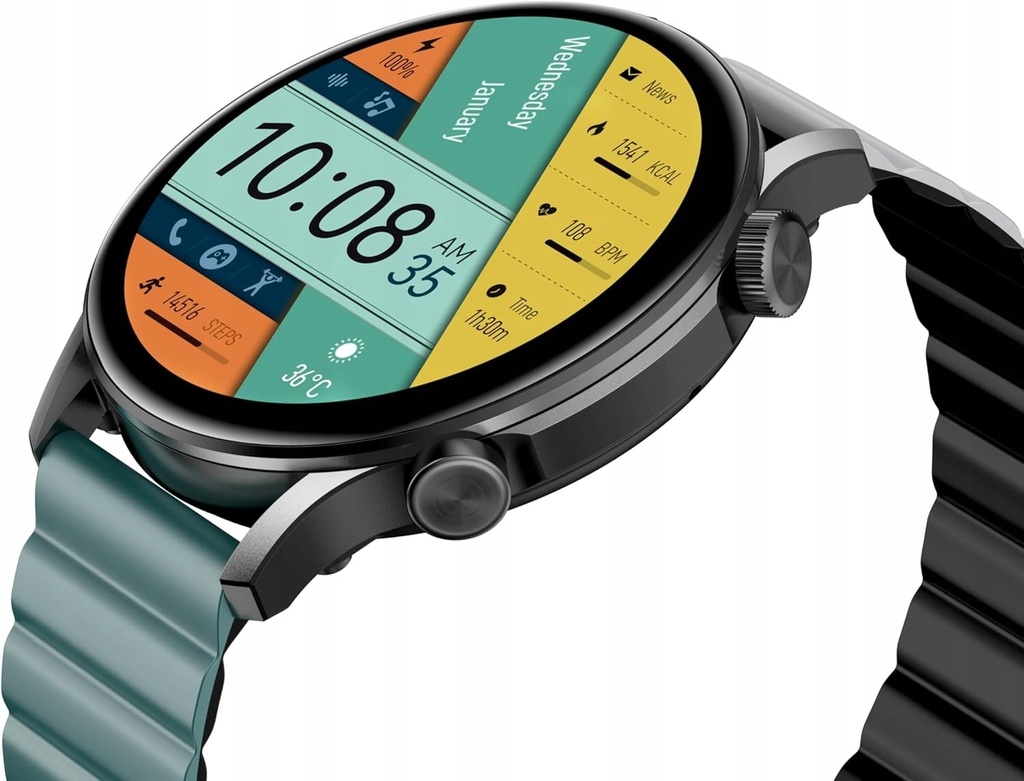 KIESLECT KR PRO LTD SMART CALLING WATCH GRAY