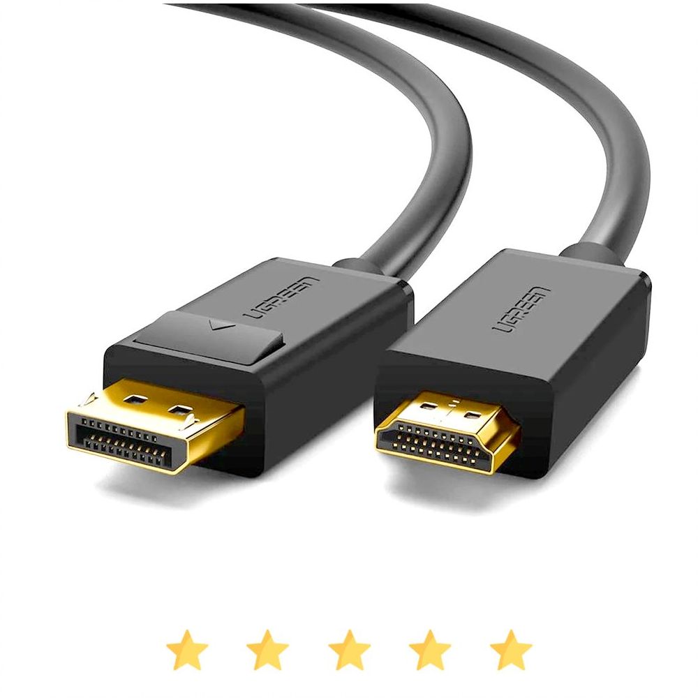 UGREEN 10239 Display Male to HDMI Male Cable 1.5m Black