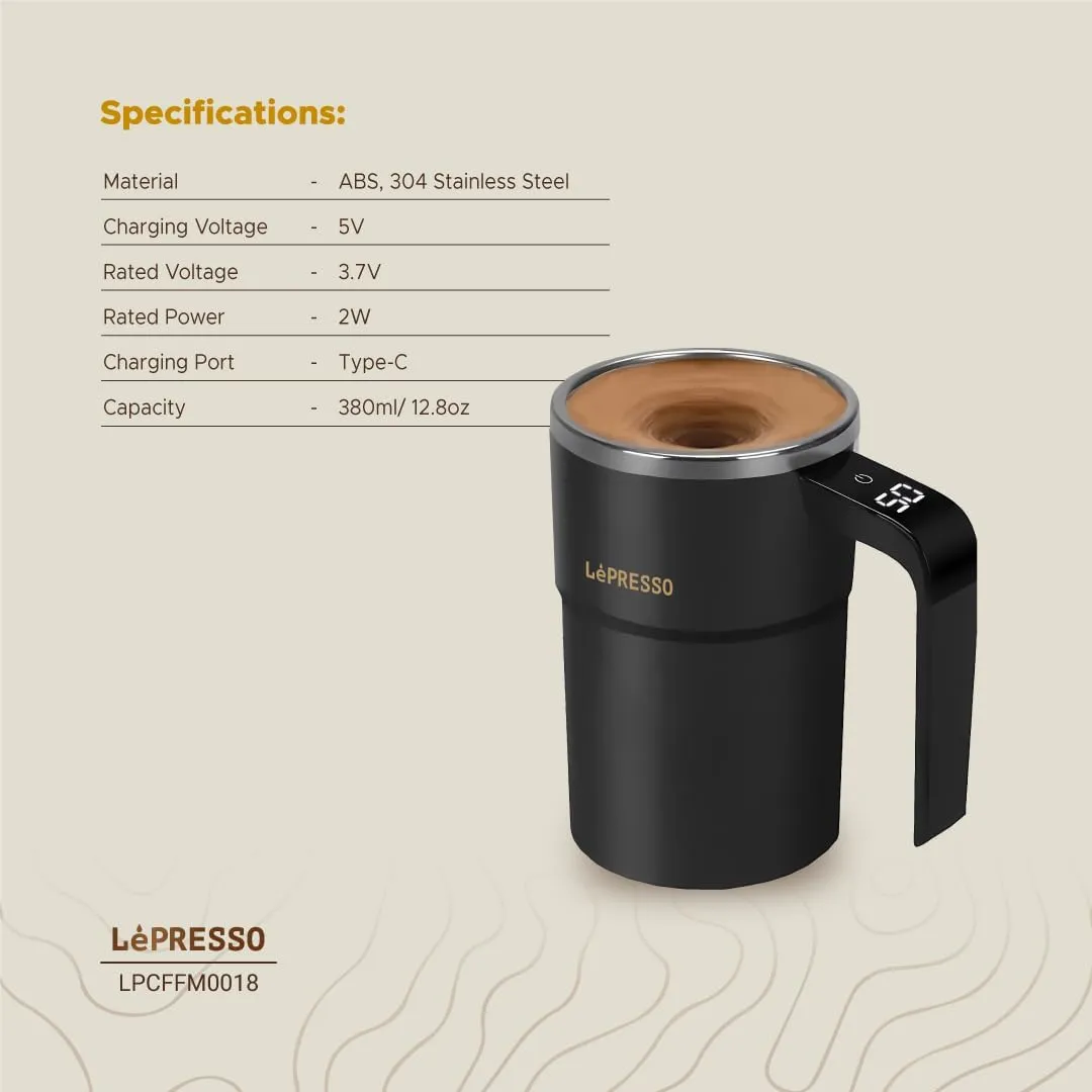 [LPCFFM0018] كوب تحريك مغناطيسي Lepresso StirMagic - أسود