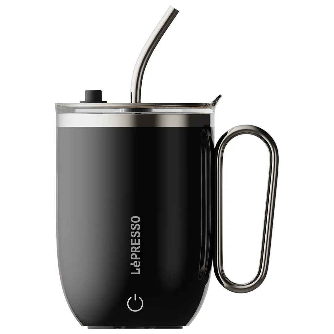 LePresso StirMagic Auto Magnetic Stirring Cup - Black