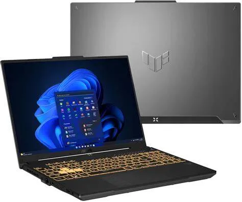 ASUS TUF Gaming Fx607VU-DS73 Laptop, 15.6" FHD 144Hz Display, Intel Core i7-13620H 16GB RAM 512GB SSD GeForce RTX 4050 6GB GPU English Keyboard Windows 11 Home Mecha Gray