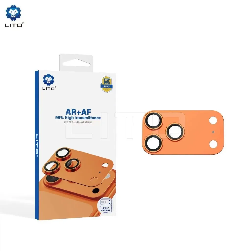 LITO Crown Camera Lens 17 promax Matte/Orange/Silver