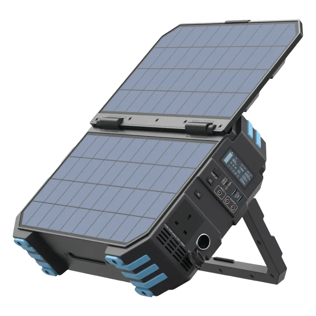 [PPBCHA1600BK] Powerology Solar Portable Power Generator 1600W - Black