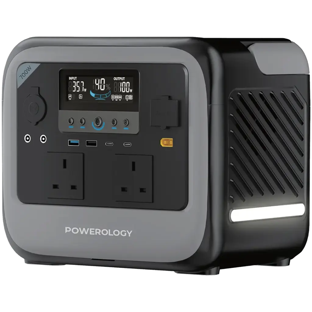 Powerology Pater II Portable 472.5Wh Generator 700W - Grey