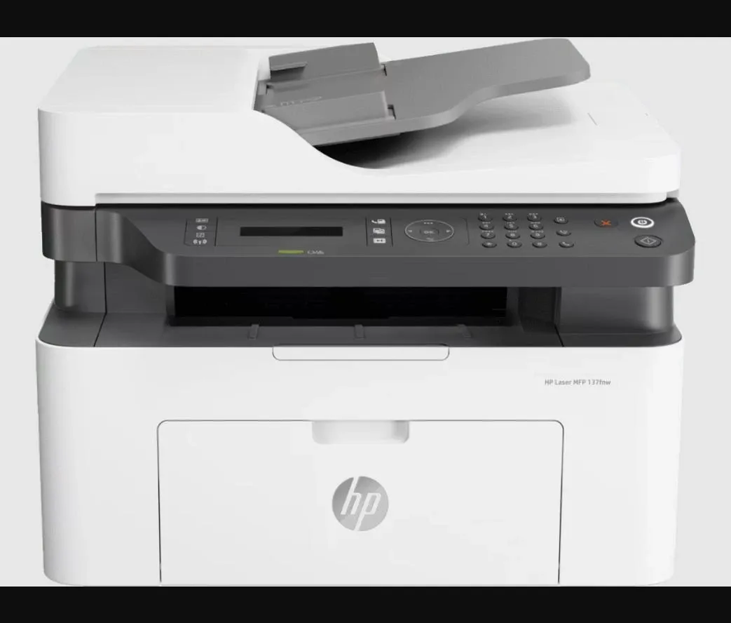 طابعة HP Laser MFP 137fnw لاسلكية متعددة الوظائف (طباعة – نسخ – مسح ضوئي – فاكس)
