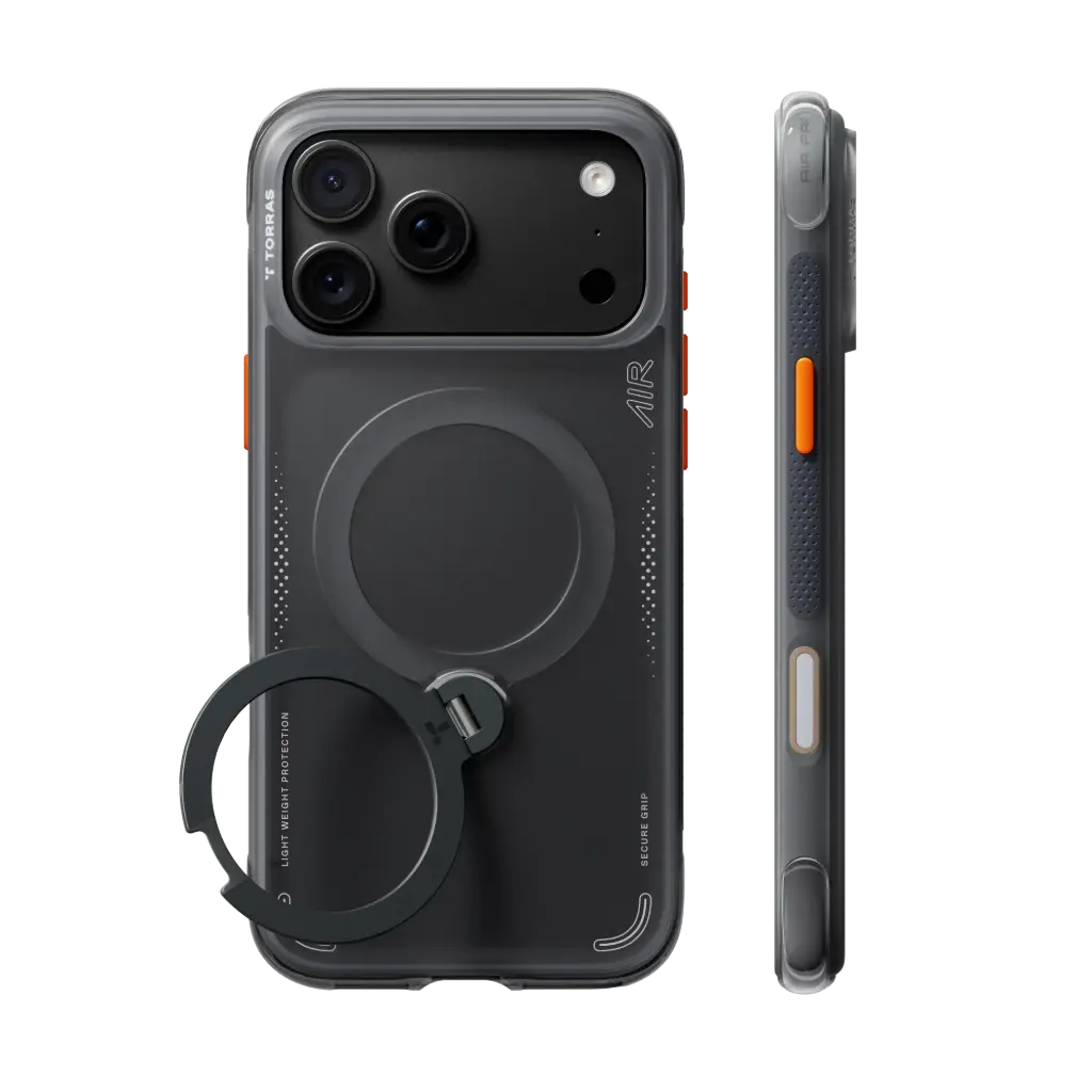 [X00RP102R18024] TORRAS OSTAND Q3 AIR STAND CASE IPHONE18/17 PRO MAX - BLACK