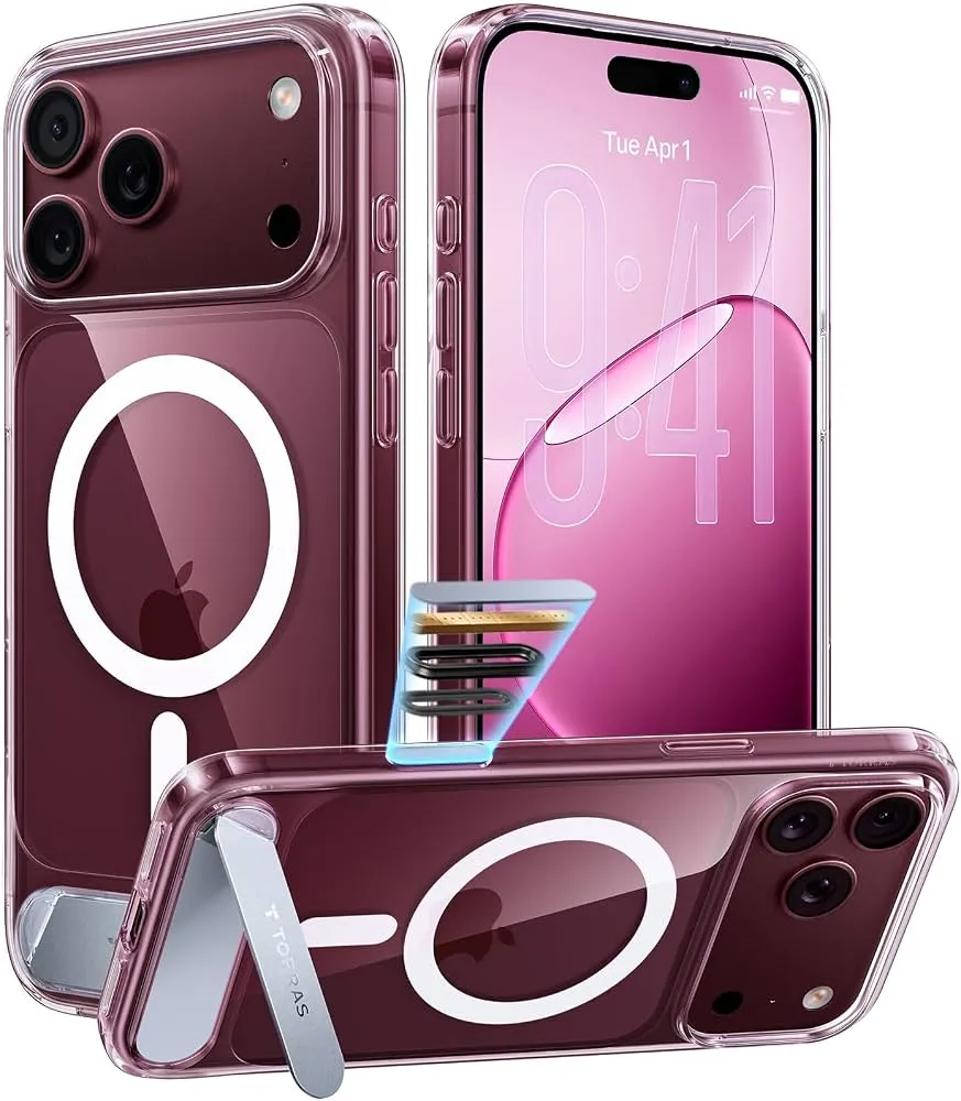 TORRAS OSTAND L1 GUARDIAN STAND CASE IPHONE18/17 PRO MAX -Clear