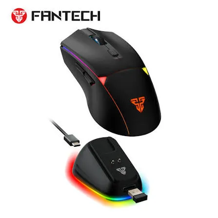 [WG7V2RD] Fantech Wireless Gaming Mouse BLACK
