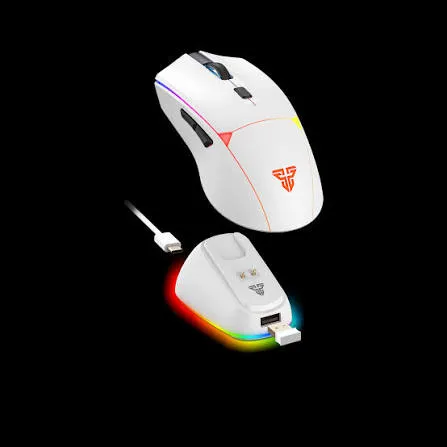 [WG7V2RDW] FANTECH CRYPTO II  WIRELESSS WHITE