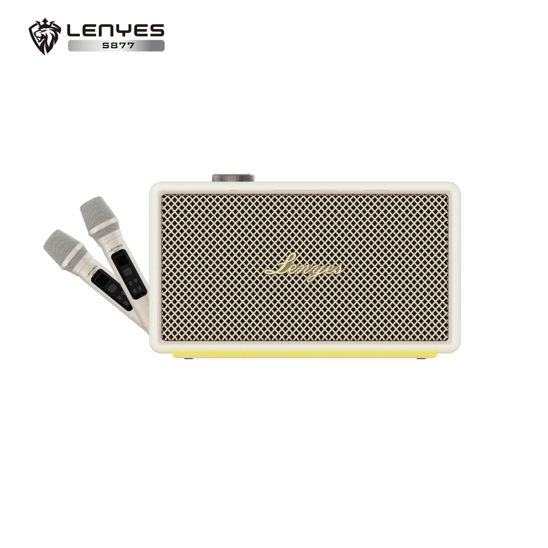 LENYES S877 WIRLESS SPEAKER WHITE