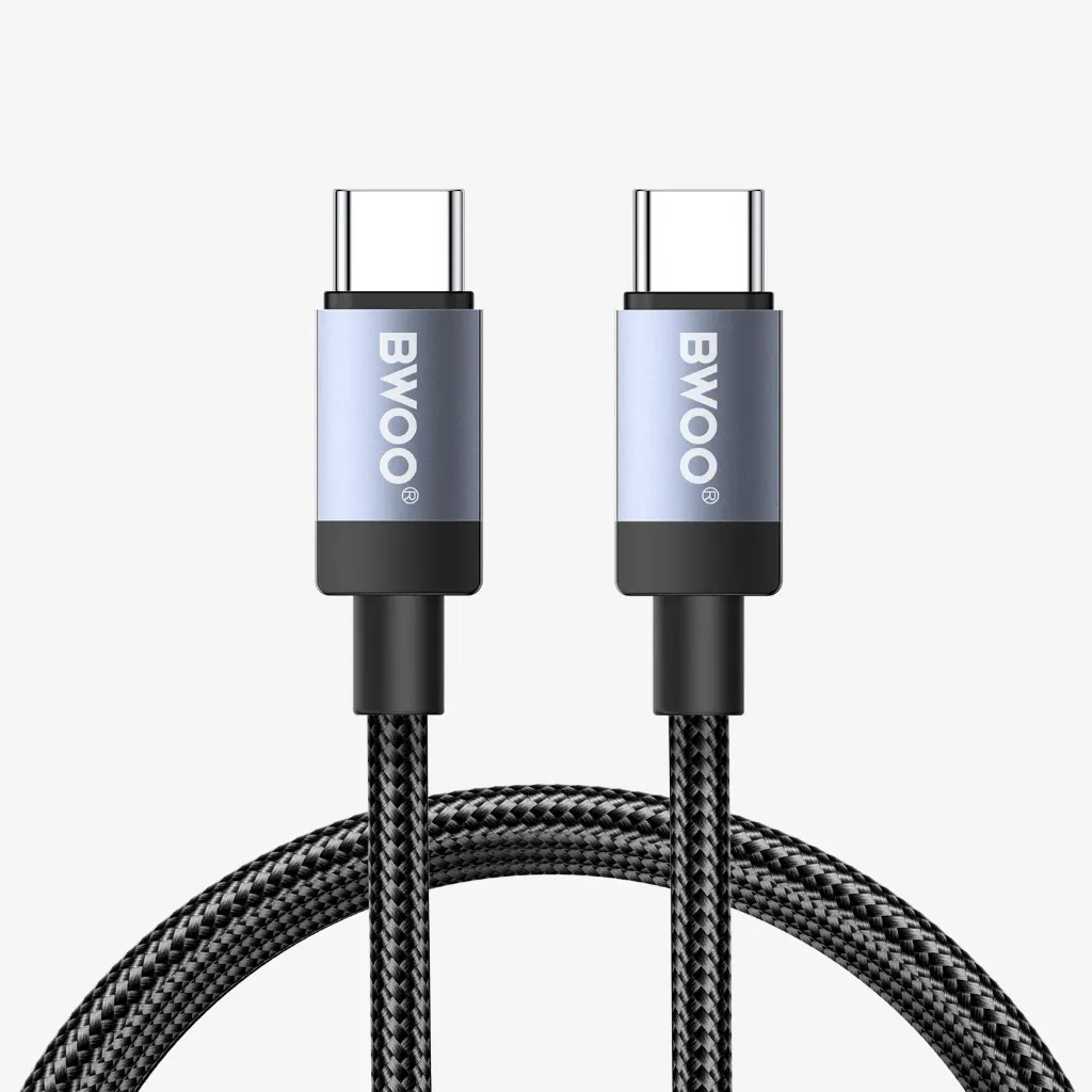 [BO- X401CC 65W BK] BWOO 65W Fast Charging USB-C Cable Black
