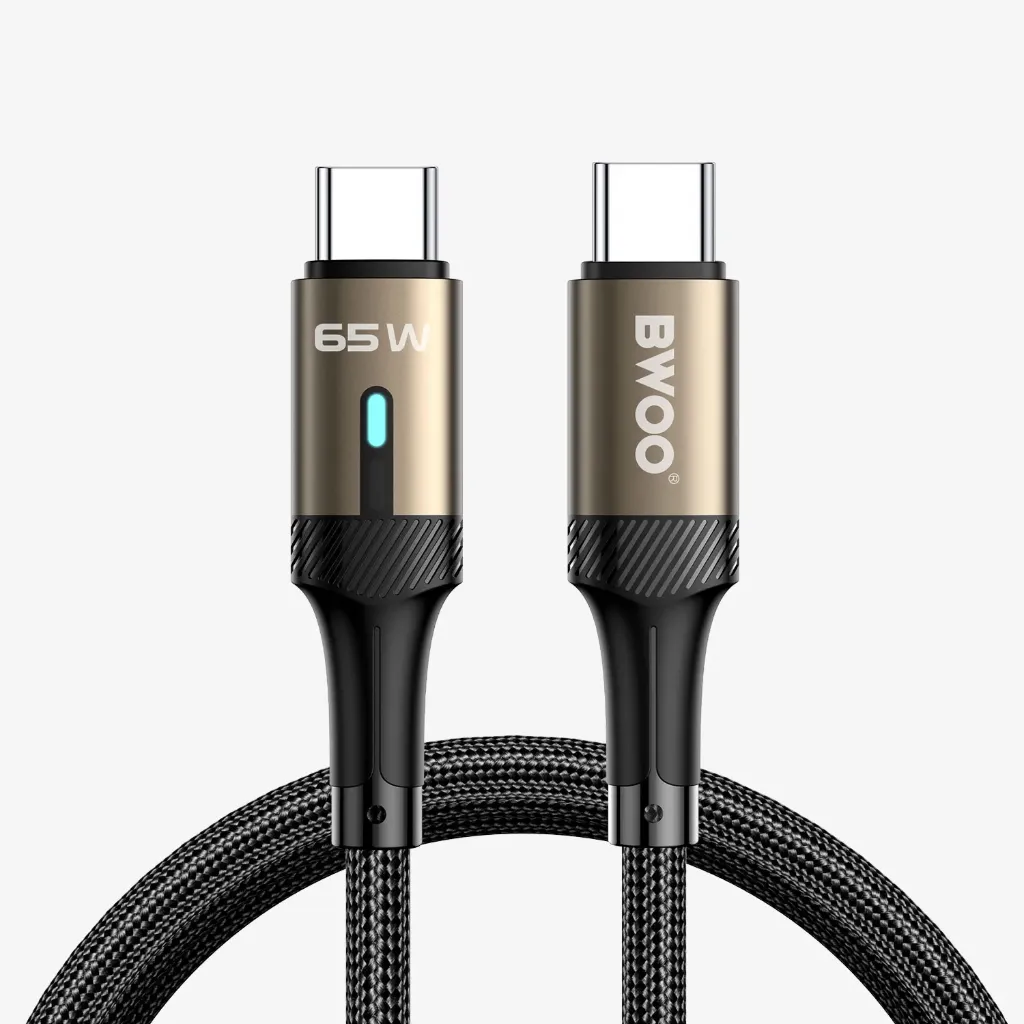 [BO-X330CC] BWOO 65W Fast Charge USB-C to USB-C Cable