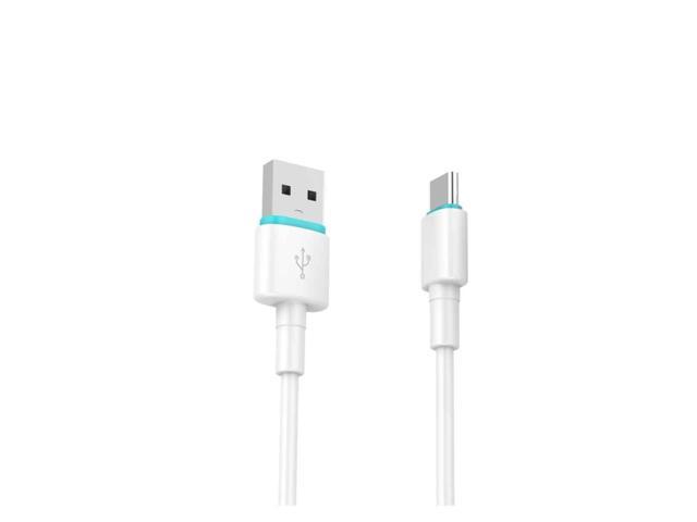 [BO-X175C] BWOO USB Data Cable to USB C White TPE 1.0m 5V 3A