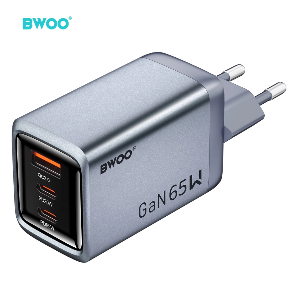 [BO-CDA242] BWOO GaNex 65W 3-Port USB-C GaN Charger