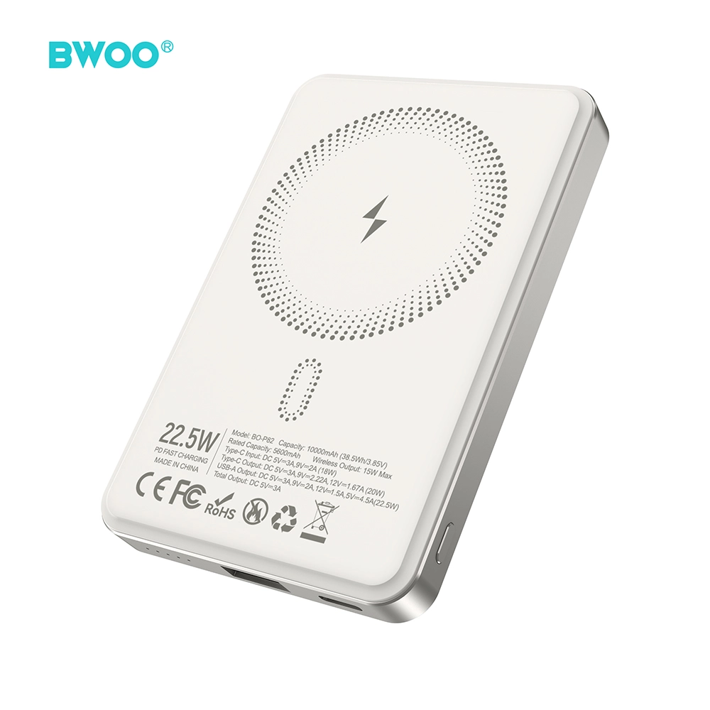 [BO-P82] BWOO 10000mAh Magnetic Power Bank Ultra-Slim