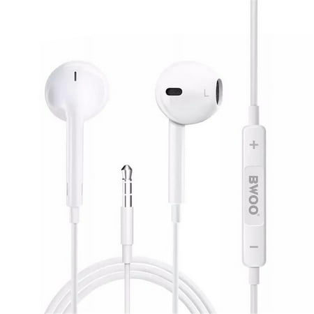 [BO-HF05] BWOO 3.5mm Plug Cell Phone Earphone with Mic