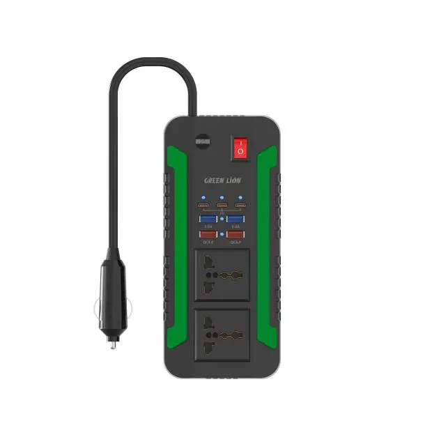 [GNSPI300WAT] محول طاقة Green Lion Spark 300 واط - أسود