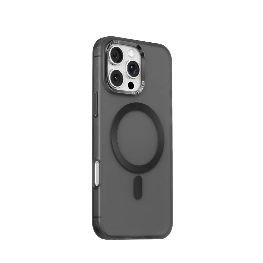 Green Lion Matte MagSafe X Case for iPhone 16 Pro Max - Black