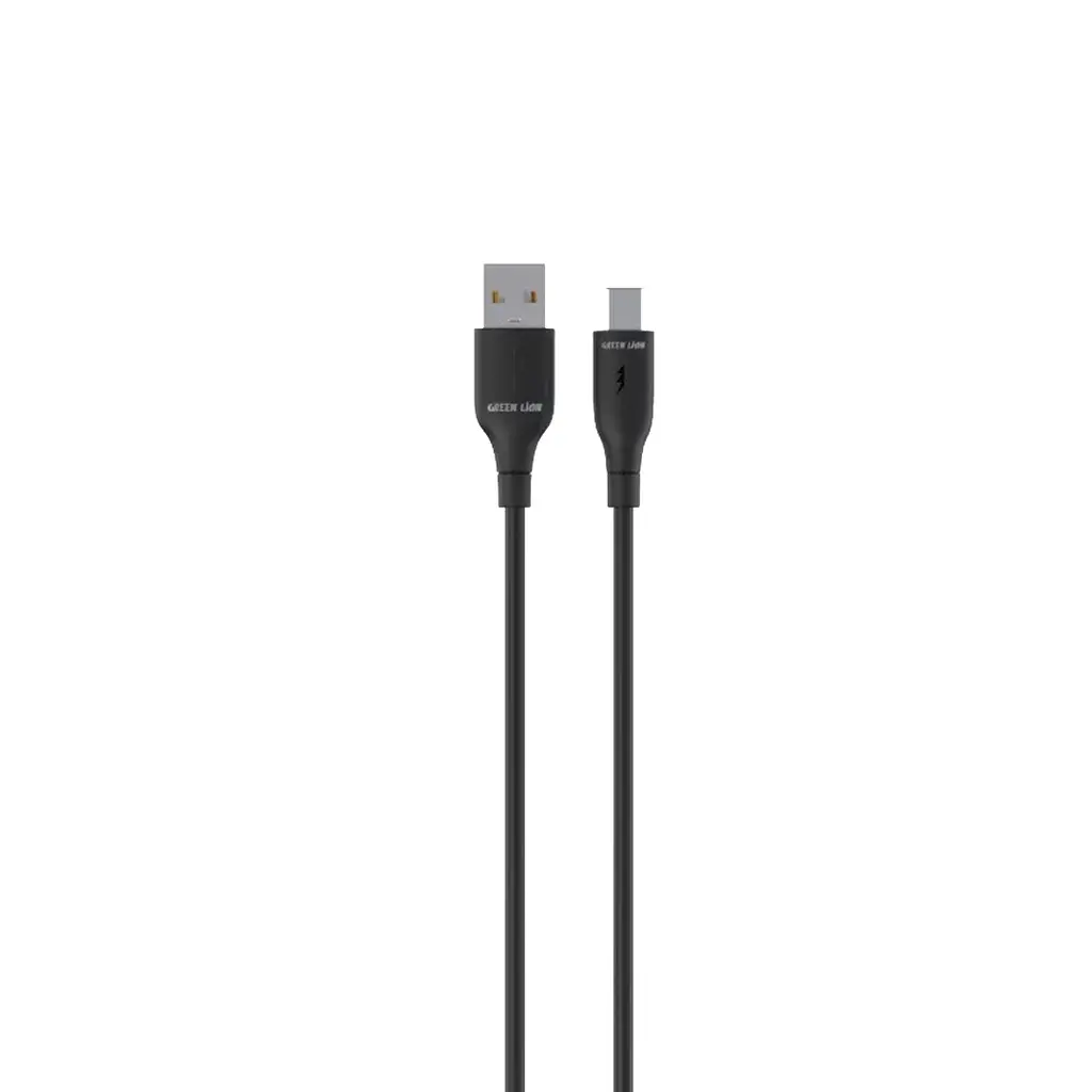 [GNPVCUSATCBK] كابل Green Lion USB-A إلى USB-C PVC 1 متر - أسود