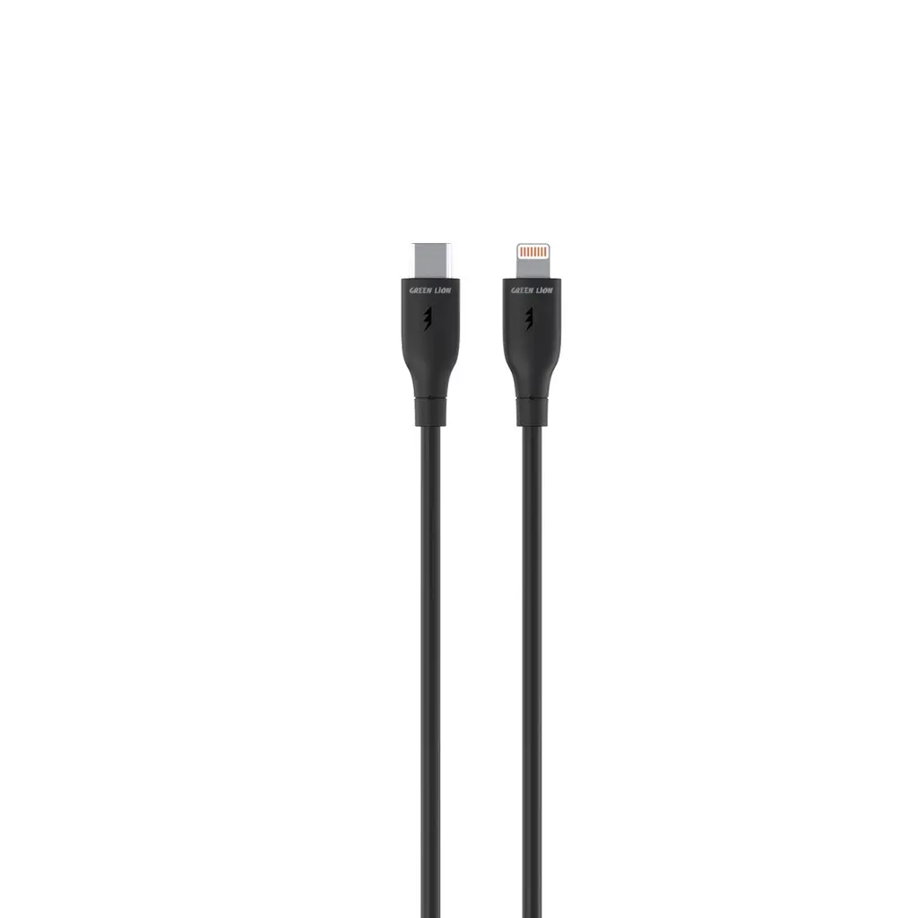 [GNPVCUSALGBK] كابل Green Lion USB-A إلى Lightning PVC 1 متر - أسود