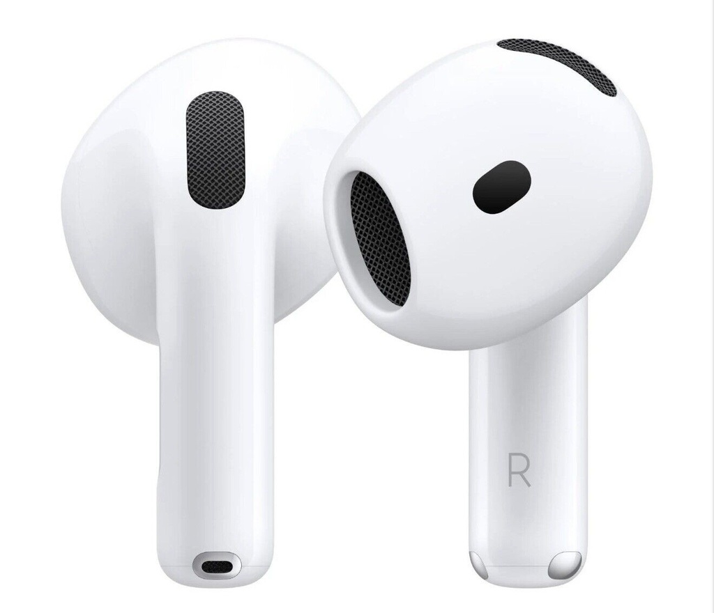 آيفون AirPods 4 من آبل مع إلغاء الضوضاء وعلبة شحن MagSafe