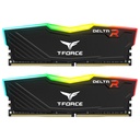TEAMGROUP T-Force Delta RGB DDR4 16GB (2x8GB) 3600MHz Desktop Memory - Black