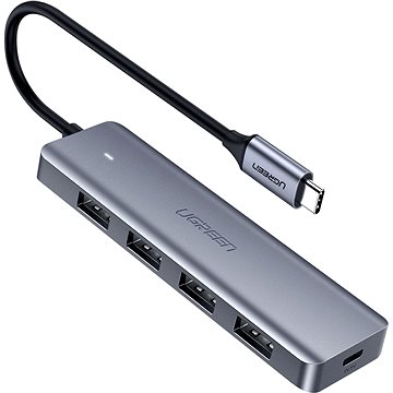 هَب Ugreen USB3.0 بـ 4 منافذ مع مزود طاقة Micro USB